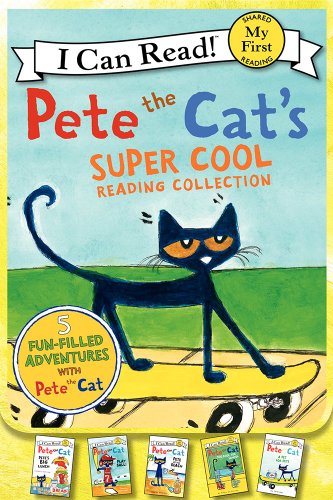 Pete the Cats Super Cool Reading Collection a Fun Set of Stories for Children Ag