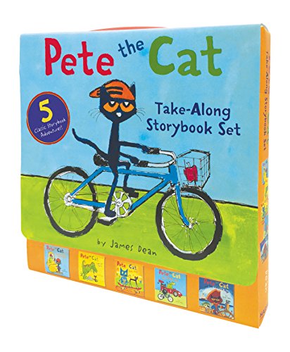 Pete the Cat Take Along Storybook Set a Box of 5 Books