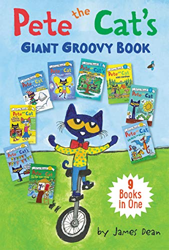 Pete the Cats Giant Groovy Book a Story Collection of Adventures for Children Ag