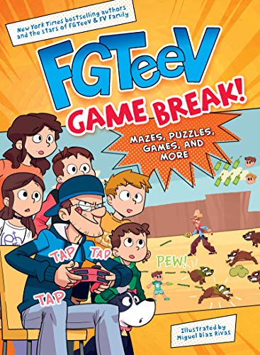Fgteev Game Break a Full Color Interactive Activity Book from the Youtube Gaming