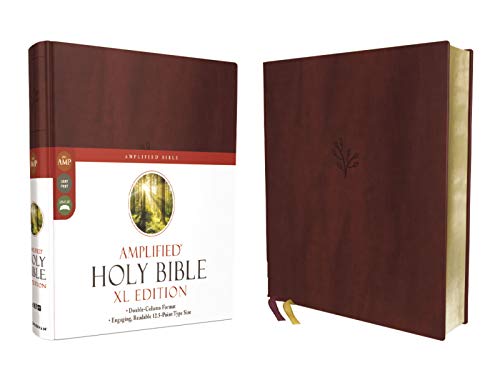 Amplified Holy Bible Xl Edition Leathersoft Burgundy