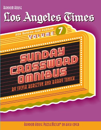 Los Angeles Sunday Xword Omnibus