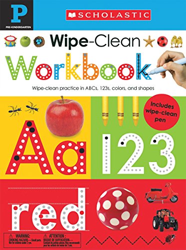 Pre K Wipe Clean Workbook Scholastic Early Learners Wipe Clean