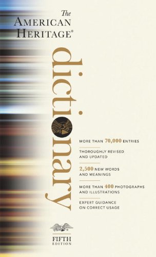 The American Heritage Dictionary Fifth Edition