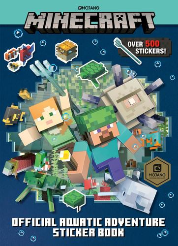 Minecraft Official Aquatic Adventure Sticker Book Minecraft