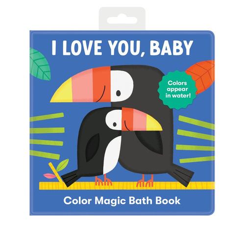 I Love You Baby Waterproof Color Changing Magic Bath Book for Babies and Toddler