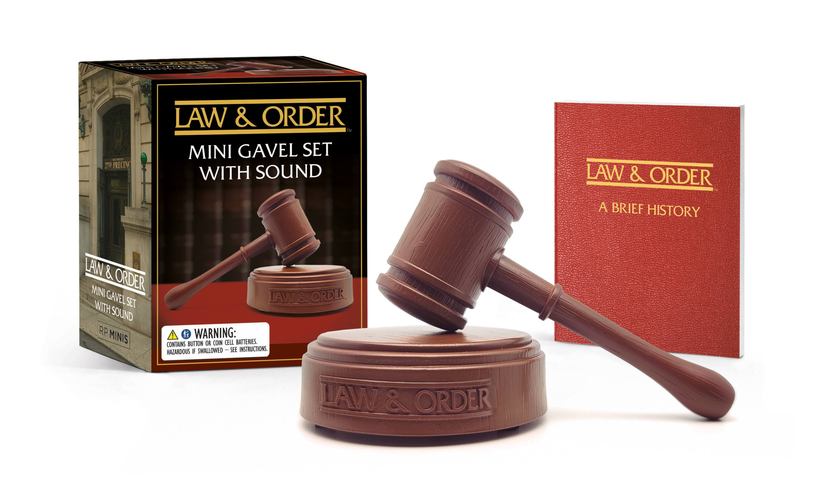 Law & Order Mini Gavel Set W/sound