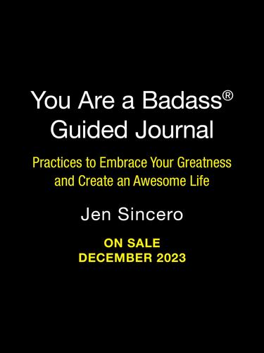 You Are a Badass Guided Journal