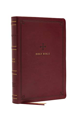Nrsv Large Print Standard Catholic Bible Red Leathersoft Comfort Print Holy Bibl