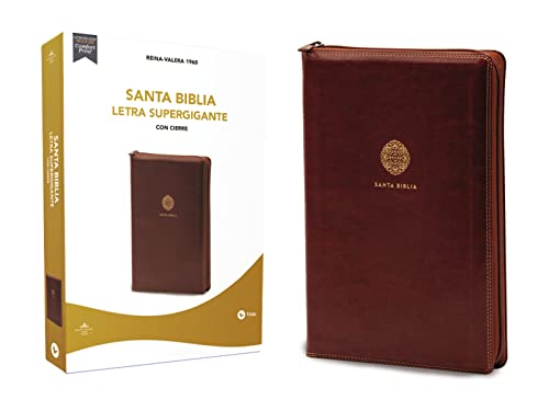 Rvr60 Santa Biblia Letra Supergigante Leathersoft Cafe Con Cierre Comfort Print