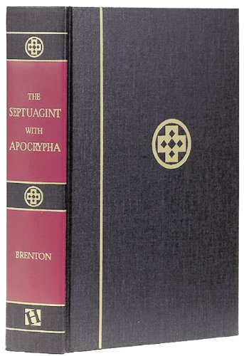 Septuagint W/ Apocrypha Greek & Engl