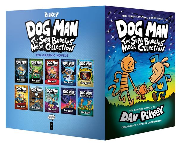 Dog Man the Supa Buddies Mega Collection from the Creator of Captain Underpants
