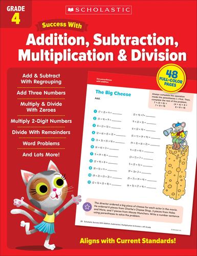 Scholastic Success W/ Add Sub Grade 4
