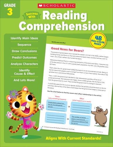 Scholastic Success with Reading Comprehension Grade 3 Workbook Scholastic Teachi