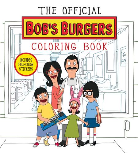 The Official Bobs Burgers Coloring Book