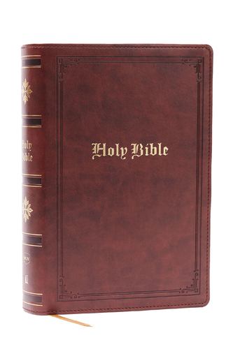 Nkjv Bible Personal Size Giant Print Brown Leathersoft Holy Bible Red Letter Com