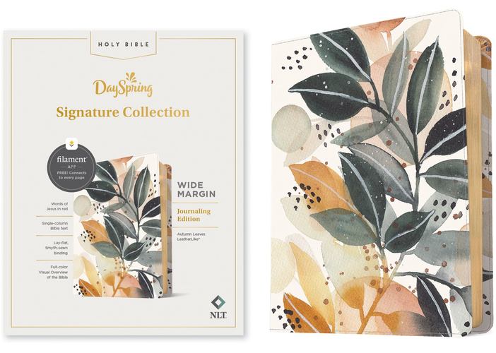Nlt Wide Margin Bible Dayspring Signature Collection Filament Enabled Leatherlik