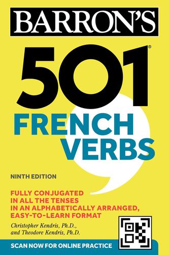 501 French Verbs Ninth Edition Barrons 501 Verbs