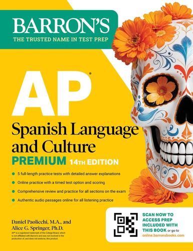 Ap Spanish Language and Culture Premium Fourteenth Edition Prep Book with 5 Prac