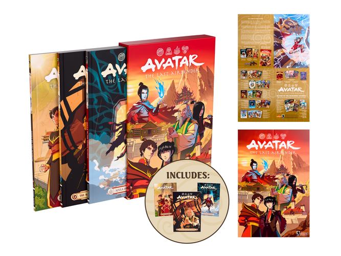 Avatar the Last Airbender Fire and Family Treasury Boxed Set