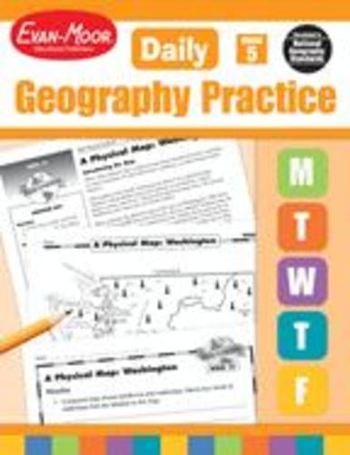 Evan Moor Daily Geography Practice Grade 5 Homeschooling and Classroom Resource