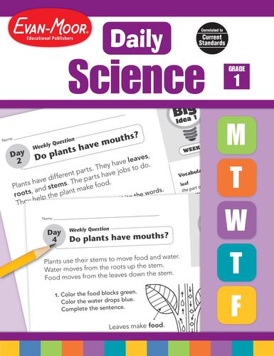 Evan Moor Daily Science Grade 1 Homeschooling and Classroom Resource Workbook Pr