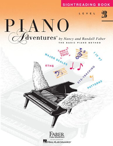Piano Adventures Sightreading Book Level 2b Educational Piano Sheet Music for Si