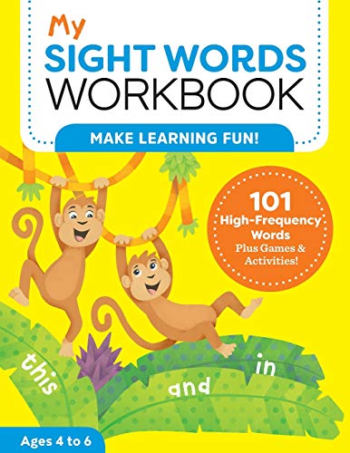 My Sight Words Workbook 101 High Frequency Words Plus Games Activities Laurin Br