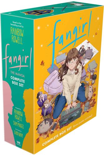Fangirl the Manga Complete Box Set Includes Volumes 1 4 with Poster Rainbow Rowe