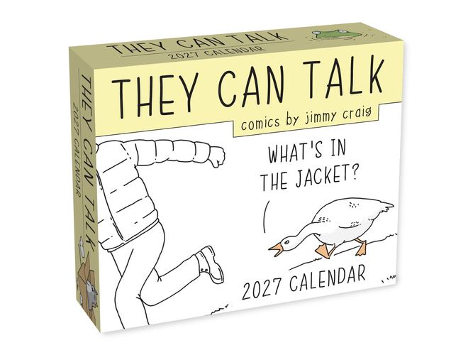 They Can Talk Comics 2027 Day to Day Calendar Whats in the Jacket