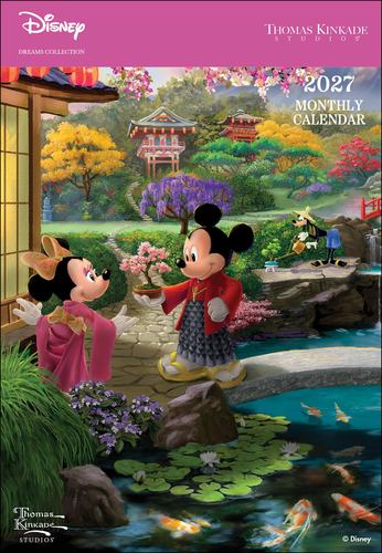 Disney Dreams Collection by Thomas Kinkade Studios 2027 Monthly Pocket Planner T
