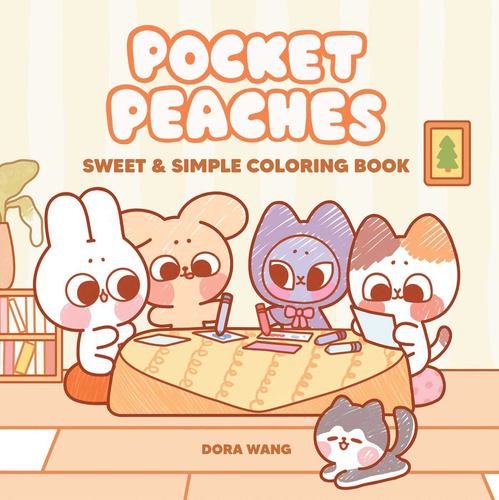 Pocket Peaches Sweet Simple Coloring Book