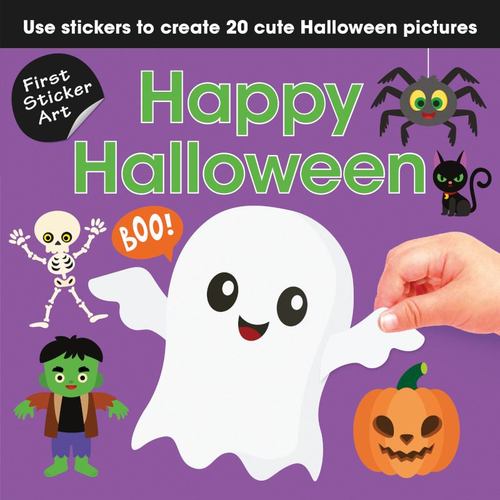 First Sticker Art Happy Halloween 20 Mosaic Scenes Perfect for Little Hands Paul