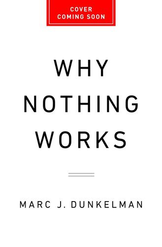 Why Nothing Works Who Killed Progress and How to Bring It Back Marc J Dunkelman 2