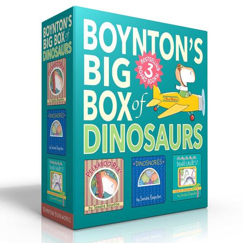Boyntons Big Box of Dinosaurs Boxed Set Peekaboo Rex Dinosnores Oh My Oh My Oh D