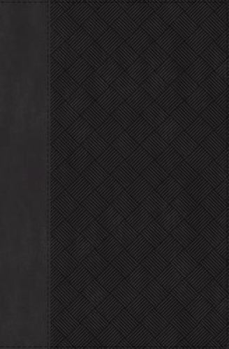 Niv Thinline Bible Compact Leathersoft Black Gray Red Letter Comfort Print Zonde