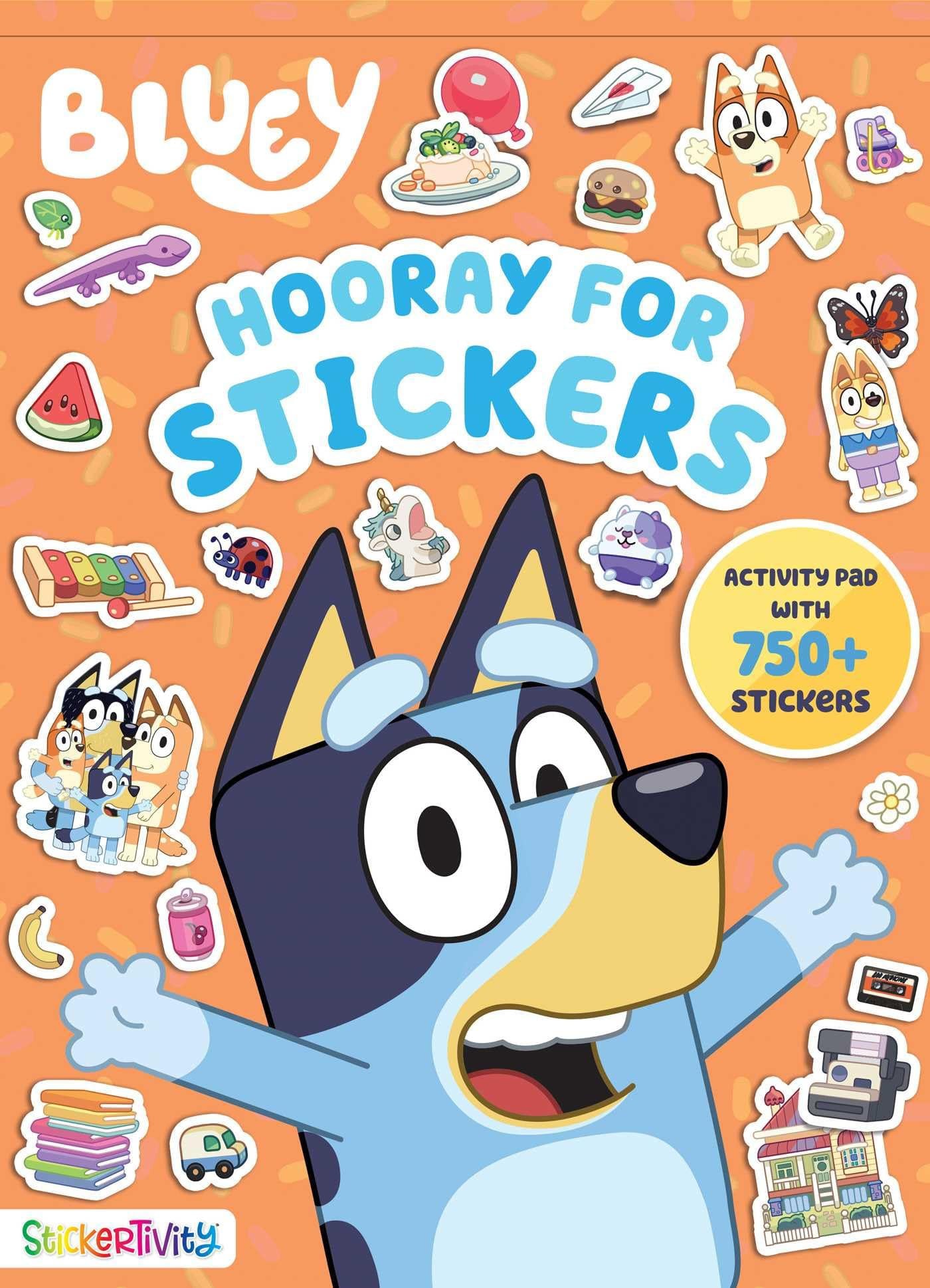 Bluey Hooray for Stickers